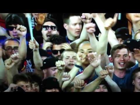 FC BASEL fans stürmen Spielfeld