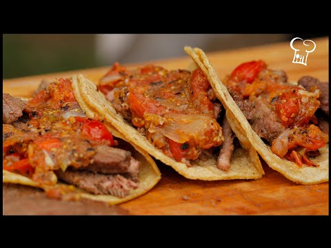 Ramón al Carbón: Tacos de bistec con una deliciosa salsa tatemada de habanero. | Cocina Delirante