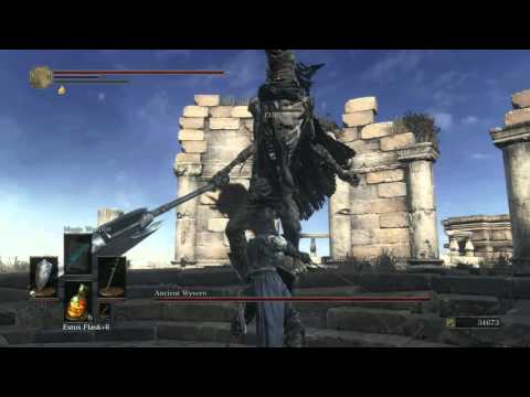 Dark Souls III, Archdragon Peak, 1º Boss, Ancient Wyvern (PS4)