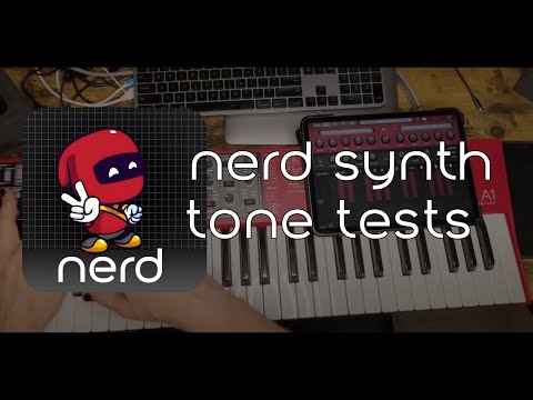 Nerd Synth app vs Nord Lead A1 hardware