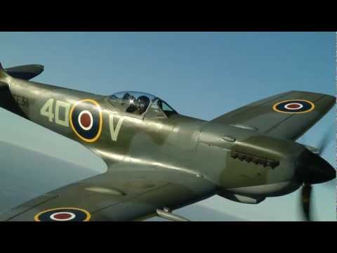 BBMF Spitfire TE311 aerial clip