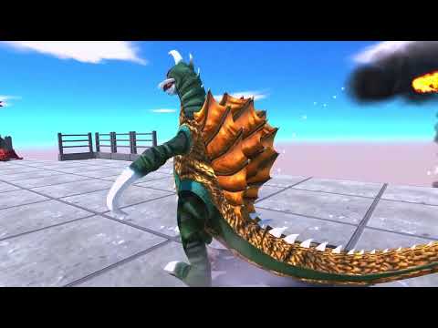 Dinosaurs Revolt Battle! Burning Godzilla VS Fire Rodan, Lava Dragon & Lava Boy | ARBS