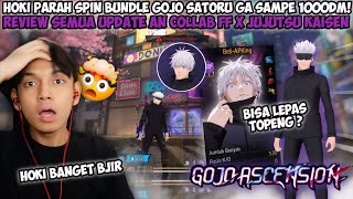 Download lagu HOKI PARAH SPIN BUNDLE GOJO SATORU GA SAMPE 1000DM! REVIEW SEMUA UPDATE COLLAB FF X JUJUTSU KAISEN😱 mp3