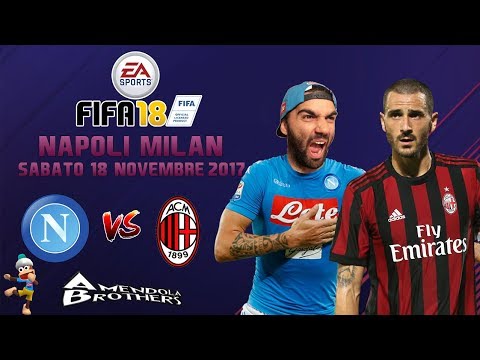 FIFA 18 Pronostico Napoli - Milan 18/11/2017