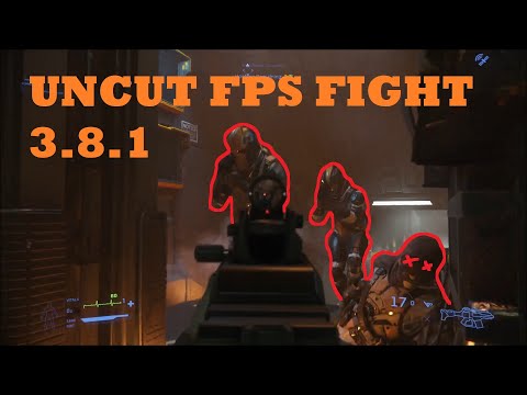 STAR CITIZEN FPS solo mercenary fight in Alpha 3.8.1