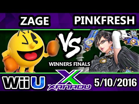 S@X 149 - Zage (Pac-Man) Vs. Pinkfresh (Bayonetta) SSB4 Winners Finals - Smash Wii U - Smash 4