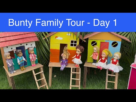 Barbie doll videos Tamil - Episode 16| Bunty Family Tour - Day 1 #barbie #chintu#bunty