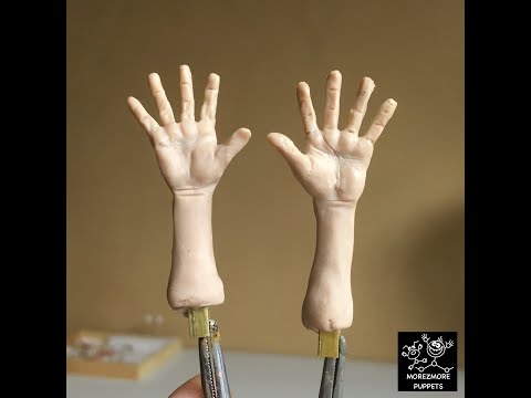 0054 Thomas Stop Motion Puppet - Armature and Sculpting Hands (Cosclay) - MOREZMORE