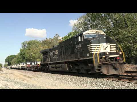 NORFOLK SOUTHERN GE AC44C6M Southbound Coil Steel Train