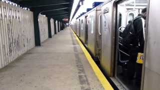 preview picture of video 'IRT Livonia Ave Line: R142 4 Train & R62 3 Train at Junius St-Livonia Ave'
