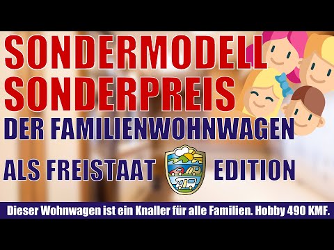 Wohnwagen Hobby 490 KMF. Ein grandioser Wohnwagen für die Familie. Hammer Preis!