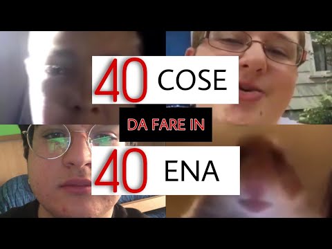 40 COSE DA FARE IN QUARANTENA
