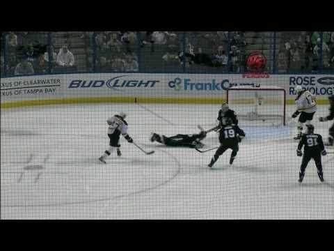 Steven Kampfer's 1st NHL goal 12/28/10 1080p HD