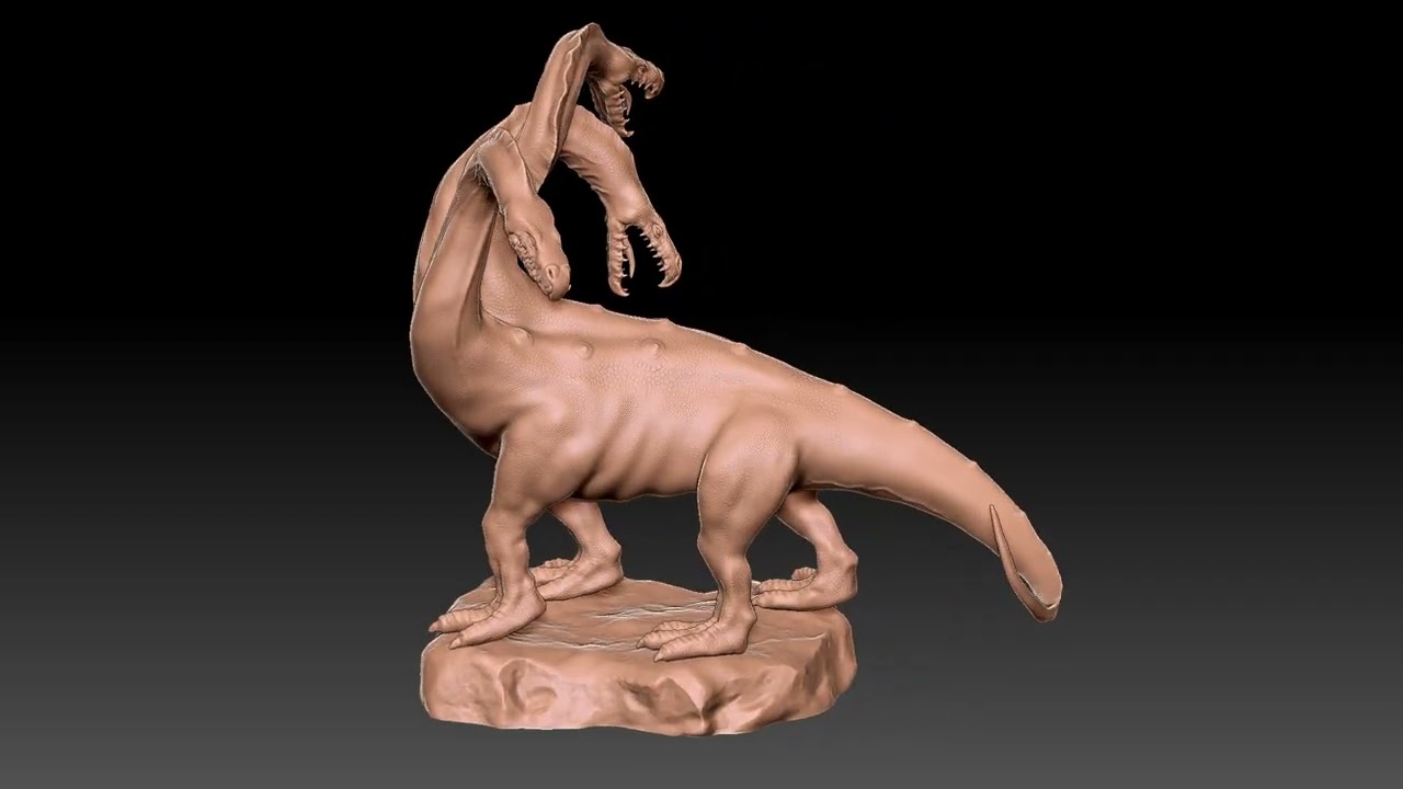 Раненая гидра 3D Модель