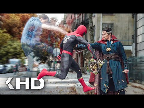 Spider-Man Fights Doctor Strange In The Mirror Dimension Scene - Spider-Man: No Way Home (2021)