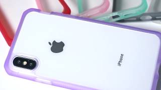 ITSKINS Hybrid Frost Apple iPhone 12 / 12 Pro Hoesje Transparant/Zwart Hoesjes