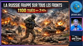 LA RUSSIE ENCERCLE LES UKR  1100 TUES EN 24 H . EXTRAORDINAIRE SOUDAINE & PUISSANTE OFFENSIVE .