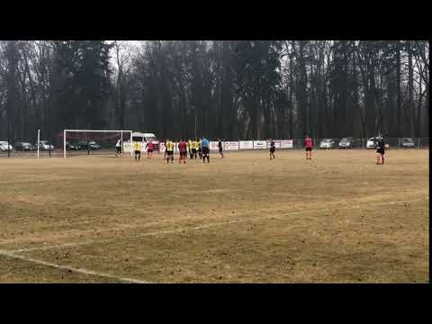 Czarni Czerniejewo - Polonia II Środa Wlkp 31.03.2018 r., bramka na 1:0