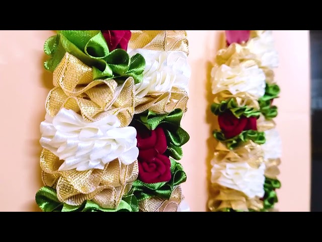 Wedding Varmala  / Garland for Bride & Groom set of 2 video