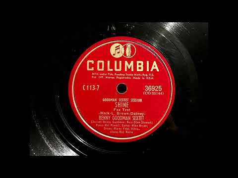 1945 BENNY GOODMAN SEXTET - Shine COLUMBIA 10" 36925