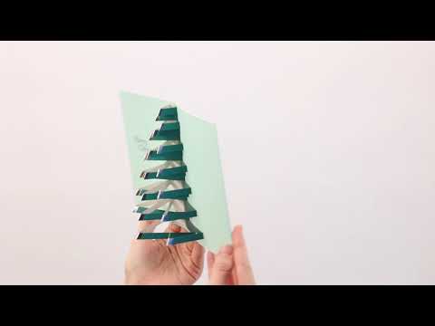 Modern Tree Holiday Cards - Set of 8