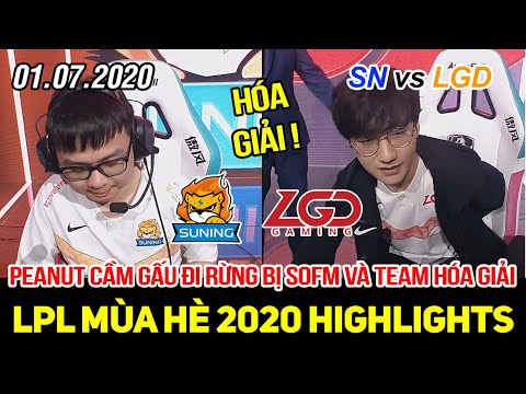[LPL 2020] SN vs LGD Game 1 Highlights | SofM Lee Sin hóa giải hoàn toàn gấu Volibear của Peanut