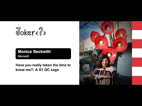 Monica Beckwith — Have you really taken the time to know me: A G1 GC saga