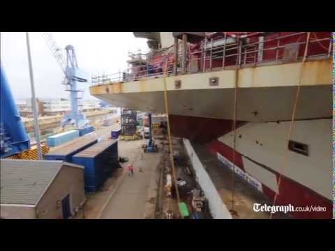 Onboard the Royal Navy war ship of the future, HMS Queen Elizabeth