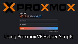 Setup Wireguard and WGDashboard using Proxmox VE Helper-Scripts