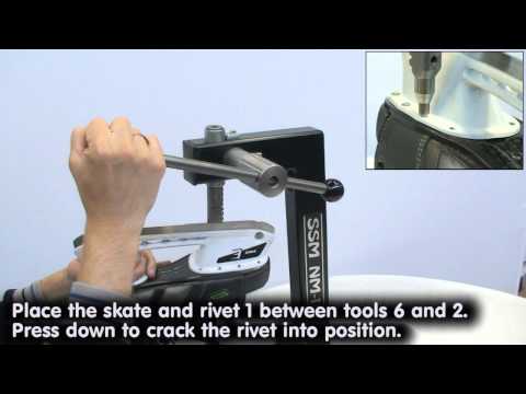 NM-11: Riveting machine for skates.wmv