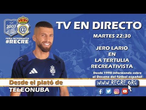 En directo: Jero Lario en La Tertulia Recreativista nº 1288 (2/12/2025)