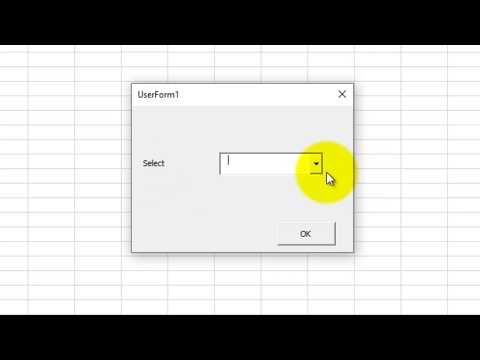 How to use Combobox in Excel VBA