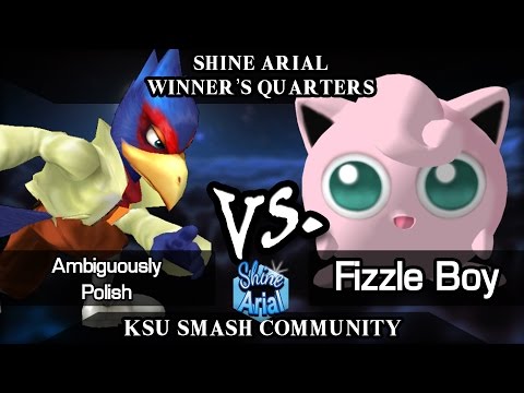 Shine Arial -        Ambiguously Polish (Falco)  vs Fizzle Boy (Jiggs) -   Melee Winners Quarters