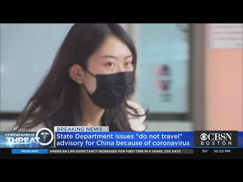 State Department Issues 'Do Not Travel' Advisory For China