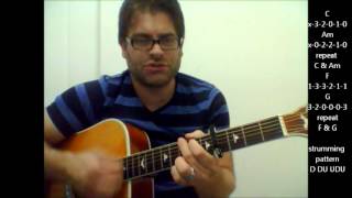 How to play &quot;Too Deep&quot; by J Mascis on acoustic guitar