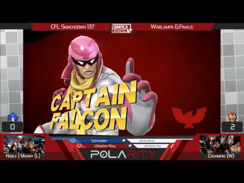 CFL Smackdown 137 WiiU - Cashmere (Falcon) vs Noble | Manny (Sonic) - Grand Finals