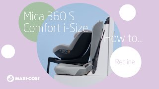 How to recline