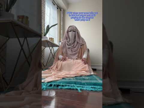 Fold the prayer mat or shaytan will pray on it #shorts