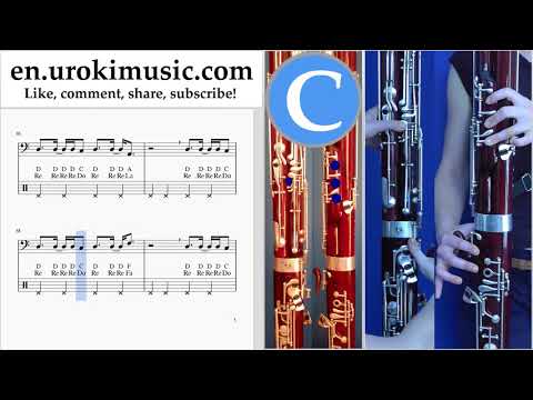 Bassoon lessons Nicky Jam ft. Will Smith - Live It Up Sheet Music Tutorial um-ih352