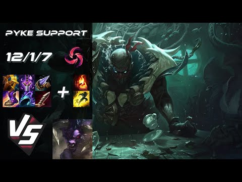 SUPPORT Pyke vs Alistar - NA Grandmaster Patch 14.13