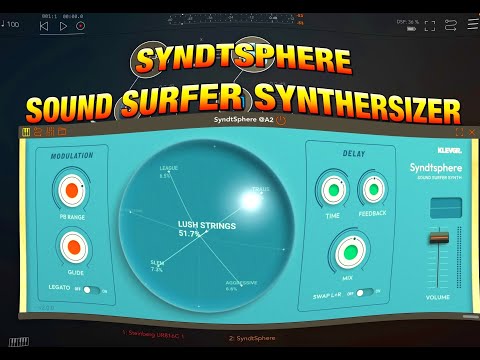 SyndtSphere - Sound Surfing Synth - UPDATED - Great Sounds for £1.99 - Demo for the iPad
