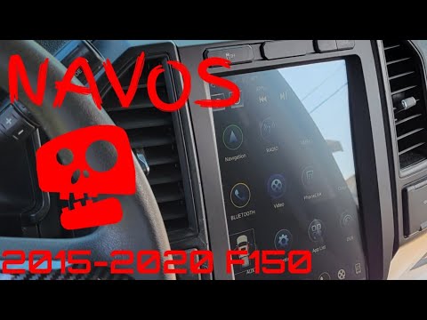 NAVOS Full Screen OE-Style Radio Upgrade with Navigation for 2015-2020 Ford F150