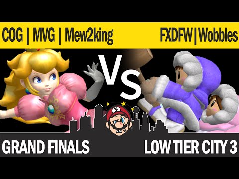 LTC3 Melee - COG | MVG | Mew2king (Peach, Marth, Fox) vs FX DFW | Wobbles (ICs) - Grand Finals