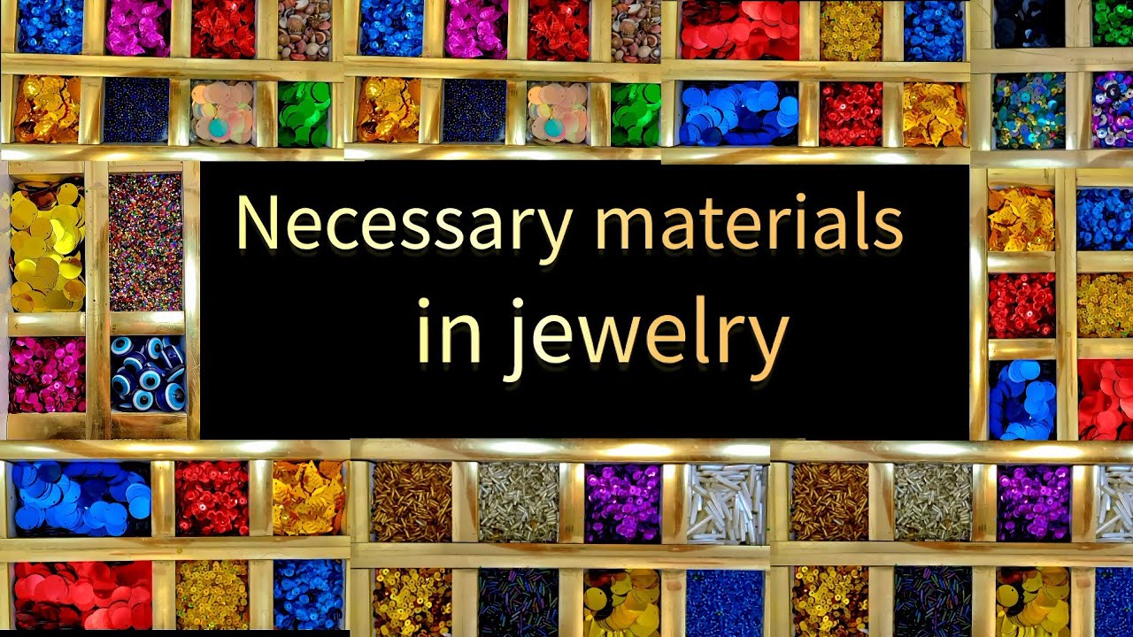 Materials needed for crochet jewelry❤️🩷🩵💙#diy