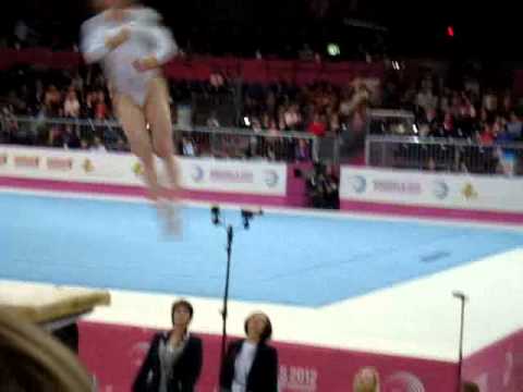 Sandra Raluca IZBASA ROU, Vault, Team Final, European Gymnastics Championships 2012
