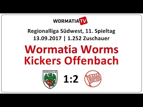 Zusammenfassung Wormatia - Kickers Offenbach 1:2 (13.09.2017)