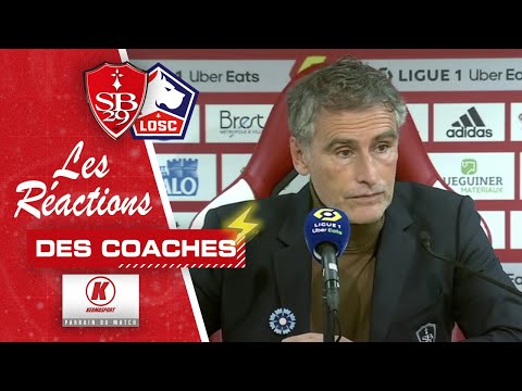 Brest - Lille : La réaction des coaches