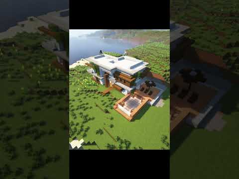 SNOWARQ - Modern House - Architecture Minecraft Time-Lapse #short