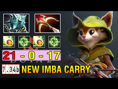 New Imba Carry [Hoodwink] Safelane Daedalus + Mjollnir Super Heavy Crossbow Dmg Delete All 7.34b