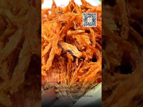 Khô mực xé cay 200g – Đặc sản hải sản Hạ Long, snack cay ngon